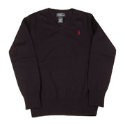 POLO RALPH LAUREN Pull Con Scollo A V Bimbo Navy B40SSWN-W4812 B4501 NAVY 