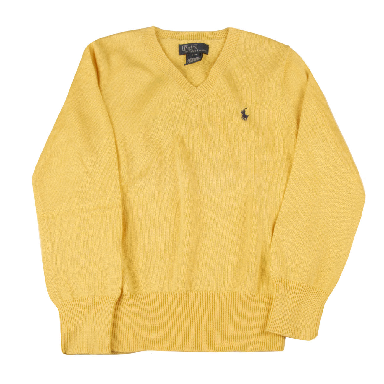 POLO RALPH LAUREN Pull Con Scollo A V Bimbo Fall Yellow B40SSWVN-C2569 A7180 FALL YELLOW 