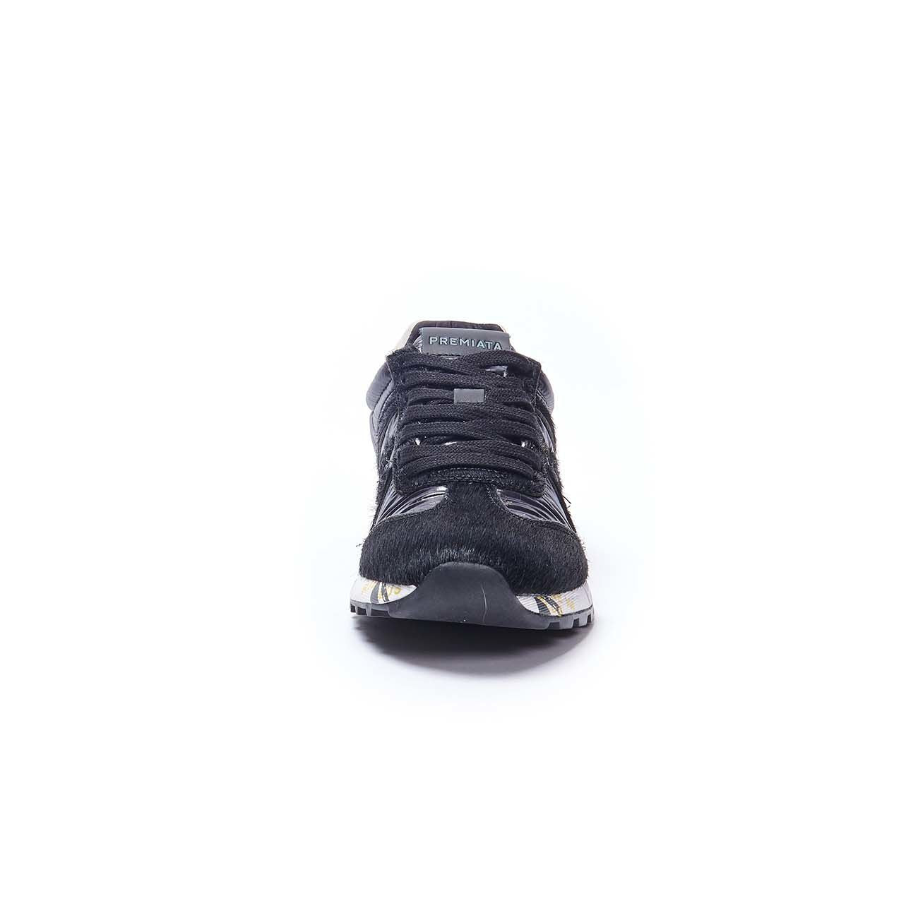 PREMIATA Sneakers Lucyd 4262 In Pelle E Cavallino Donna Nero LUCYD/4262 NERO 