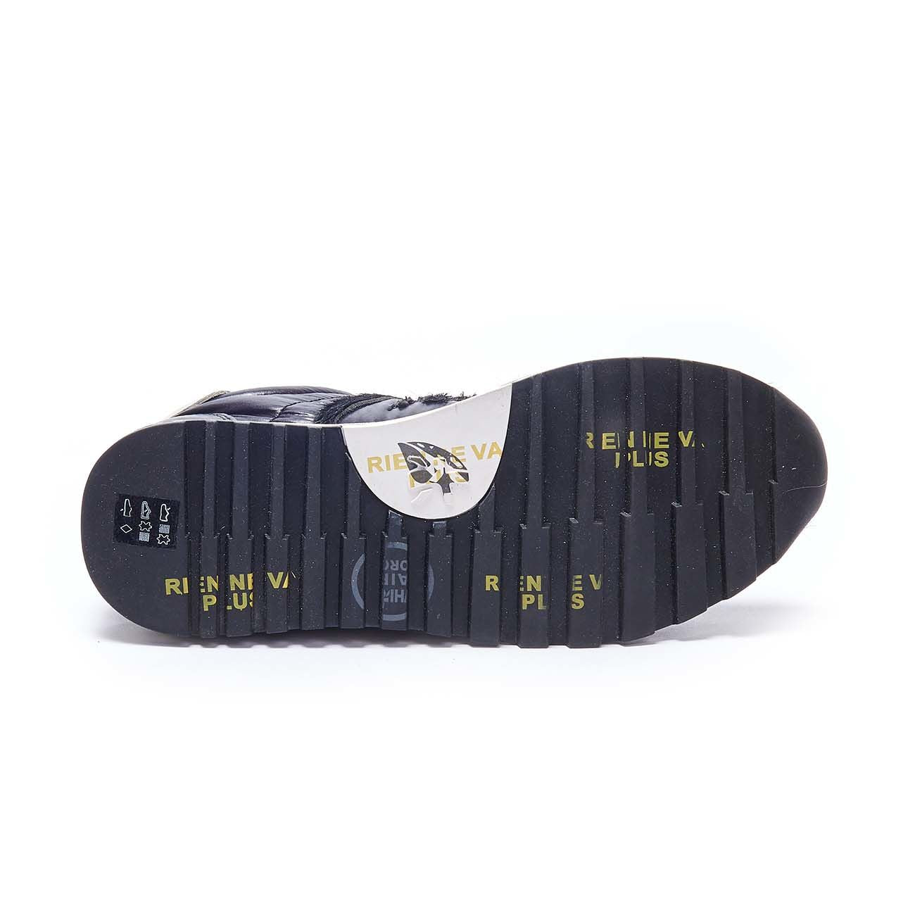 PREMIATA Sneakers Lucyd 4262 In Pelle E Cavallino Donna Nero LUCYD/4262 NERO 
