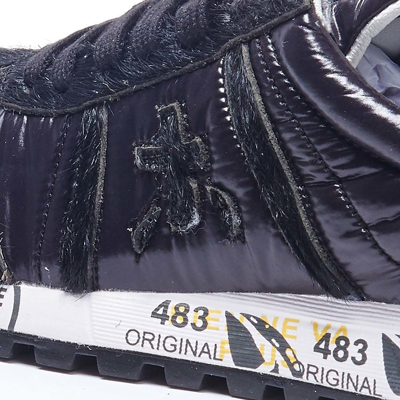 PREMIATA Sneakers Lucyd 4262 In Pelle E Cavallino Donna Nero LUCYD/4262 NERO 
