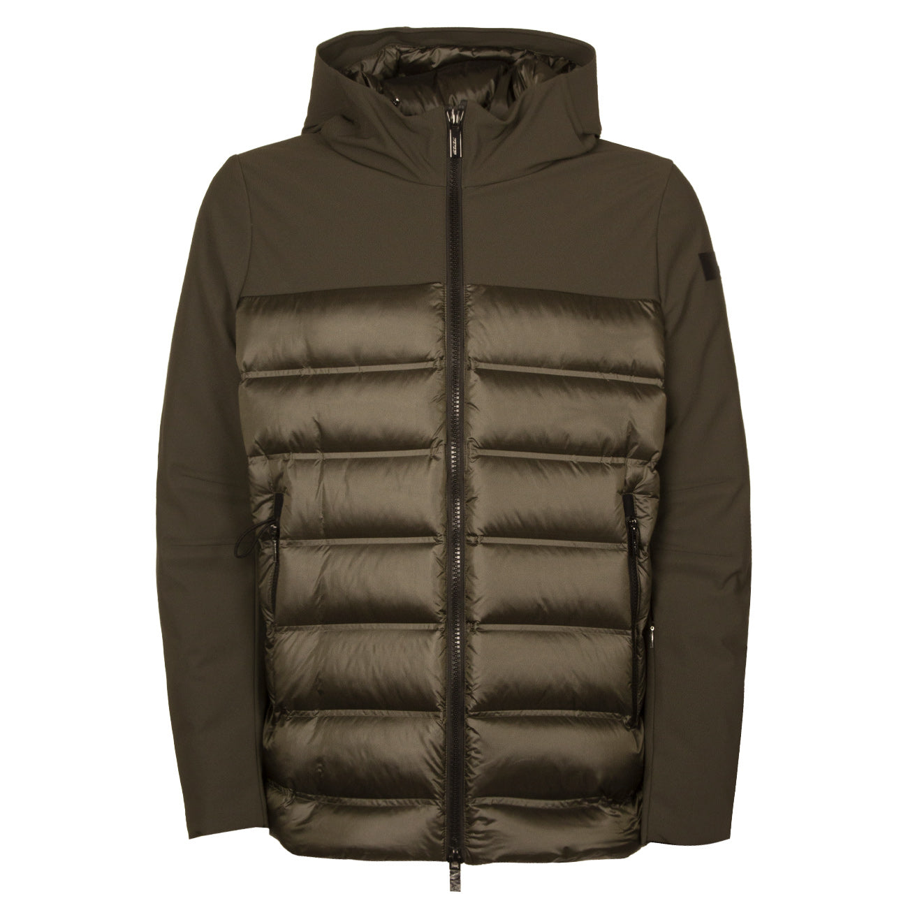 RRD Piumino Con Cappuccio Winter Hybrid Mdm Uomo Verde Militare W21039 21VERDE MILITARE 