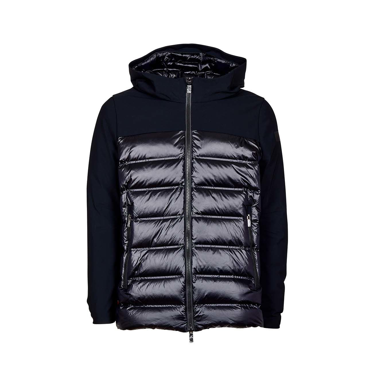 RRD Piumino Con Cappuccio Winter Hybrid Mdm Uomo Nero W21039 10NERO 