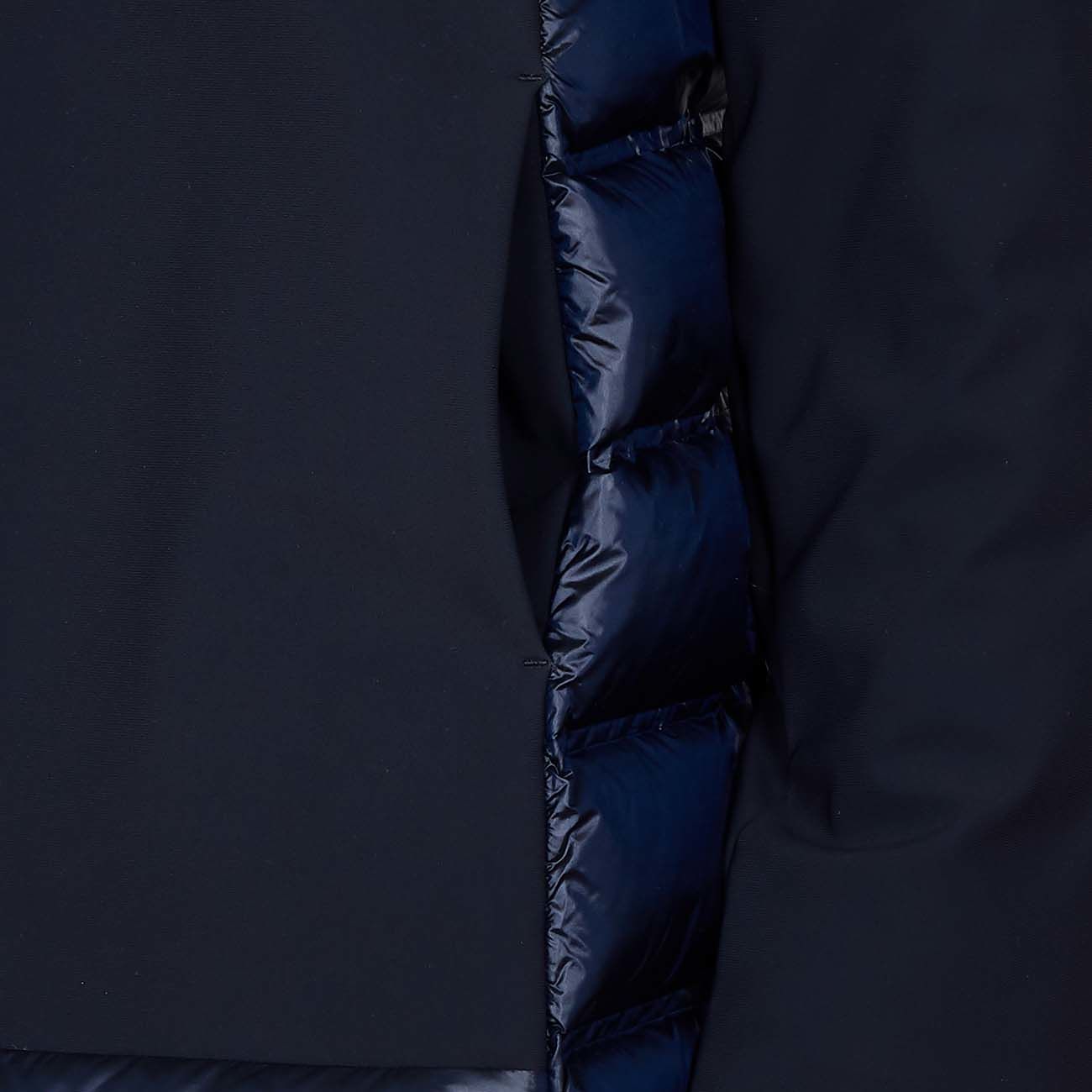 RRD Cappotto Piumino Con Cappuccio E Pelo In Nylon Donna Blue Black W21515FT 60BLUE BLACK 