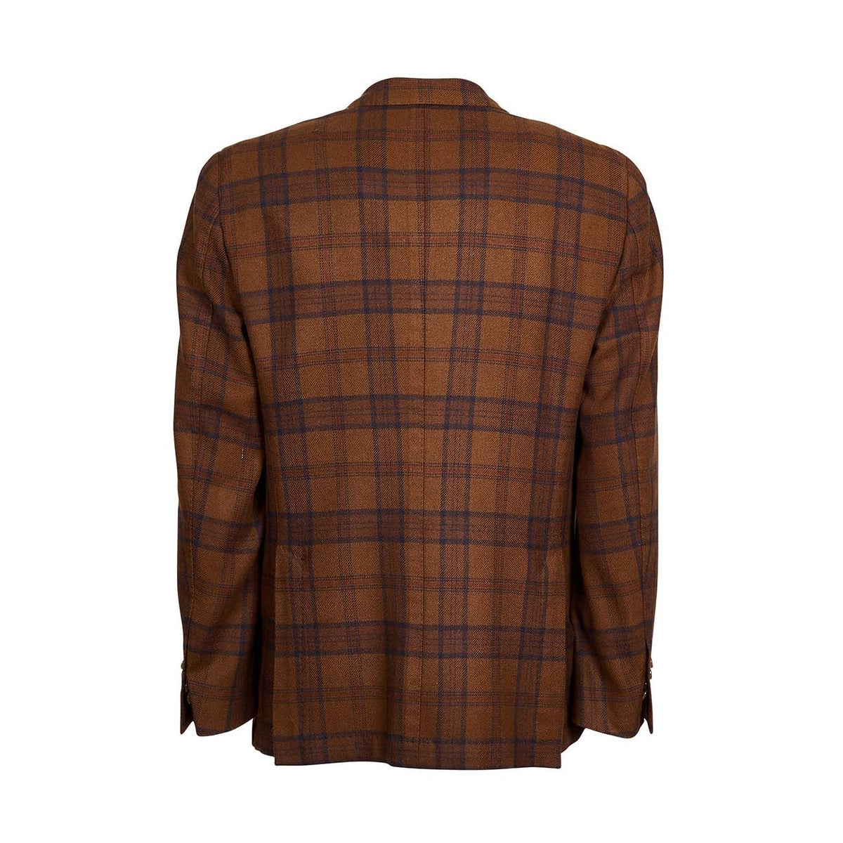 SANTANIELLO Giacca Scozzese Tartan A 2 Bottoni Uomo Cammello Blu SANTANIELLO/FLQ3081 54CCAMMELLO/BLU 