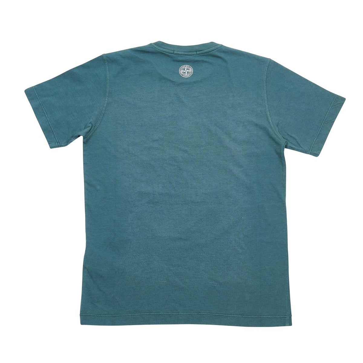 STONE ISLAND T-Shirt Logo Circolare Kids Petrol ST/21057/ V0057PETROL 