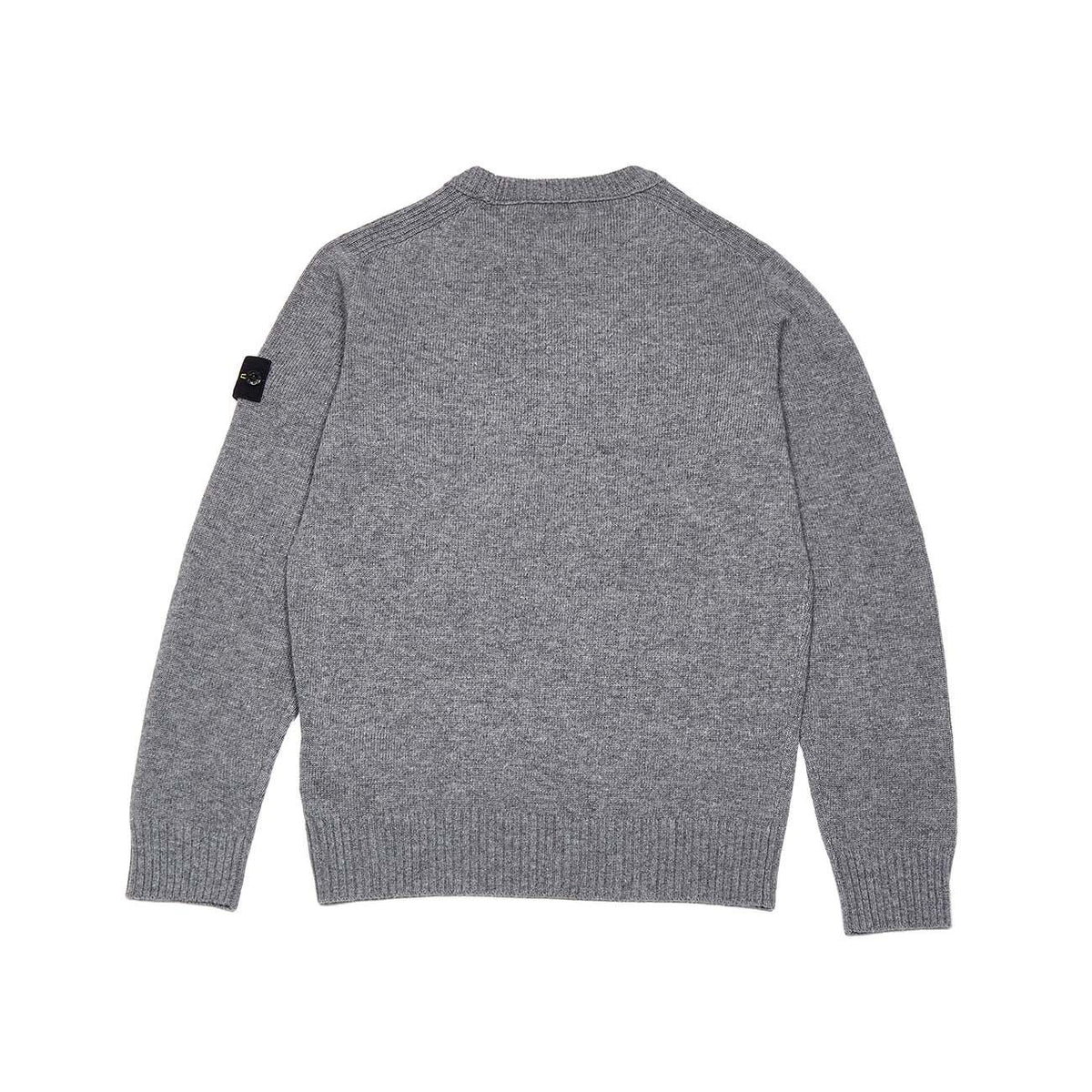 STONE ISLAND Pull Lambswool Girocollo Kids Fumo Melange ST/506A1/ V0M67FUMOMELANGE 