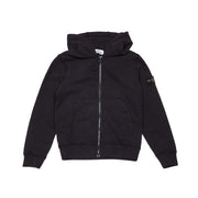 STONE ISLAND Felpa Fullzip Con Cappuccio Kids Nero ST/60740 V0029NERO 