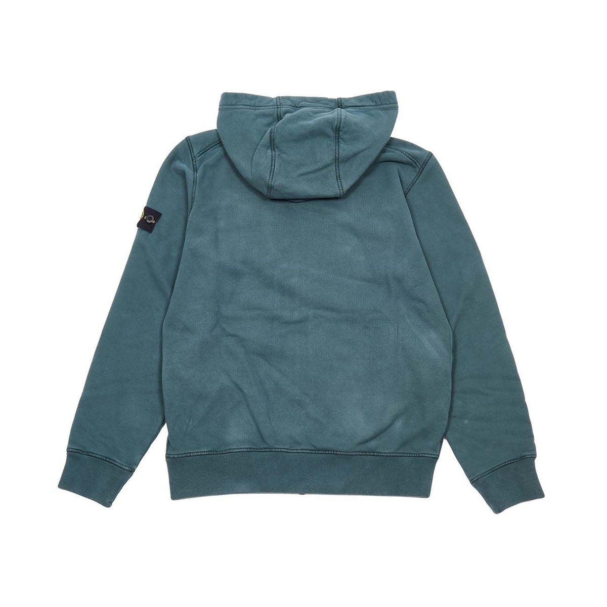 STONE ISLAND Felpa Fullzip Con Cappuccio Kids Petrol Verde ST/60740 V0057PETROL.VERDE 