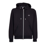 SUN68 Felpa Heritage Con Cappuccio E Bande Laterali Uomo Nero F41110 11NERO 