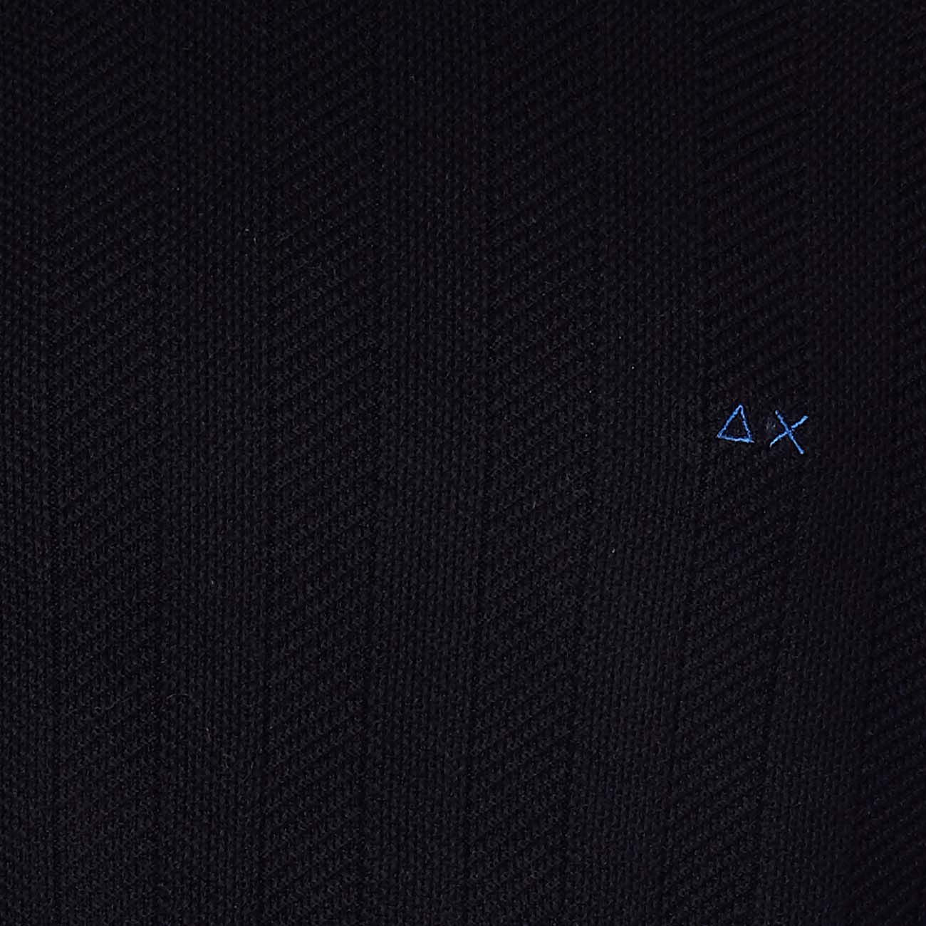 SUN68 Dolcevita Turtle Knit Uomo Nero K41118 11NERO 
