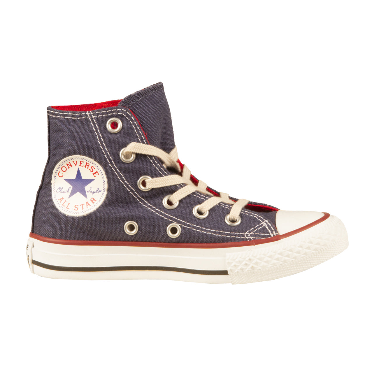 CONVERSE Sneaker Hi Canvas Bambino Navy Red 643942C NAVY.RED 