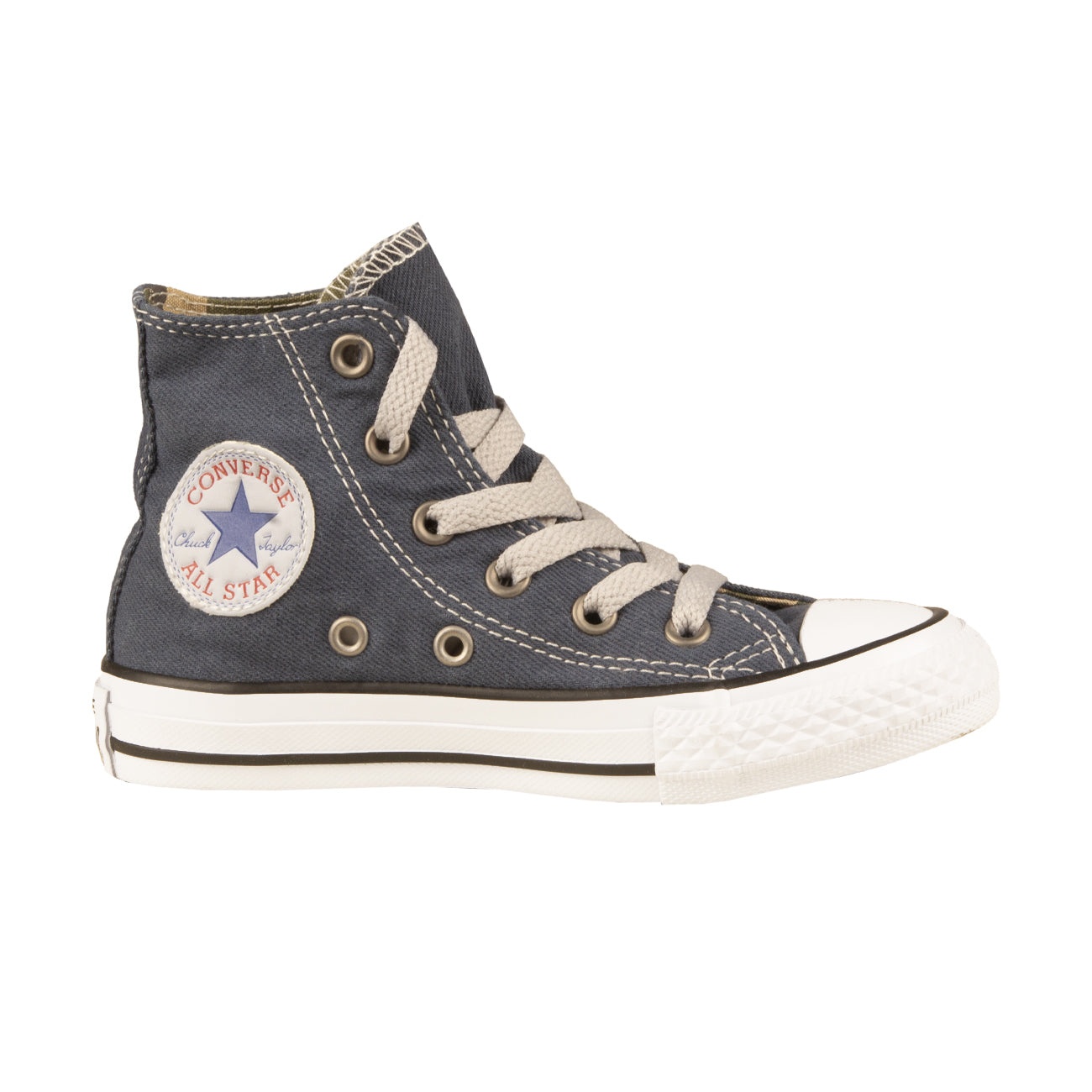 CONVERSE Sneaker Hi Canvas Bambino Insignia Blue 660966C INSIGNIABLUE.GRAYDAWN.BLK 