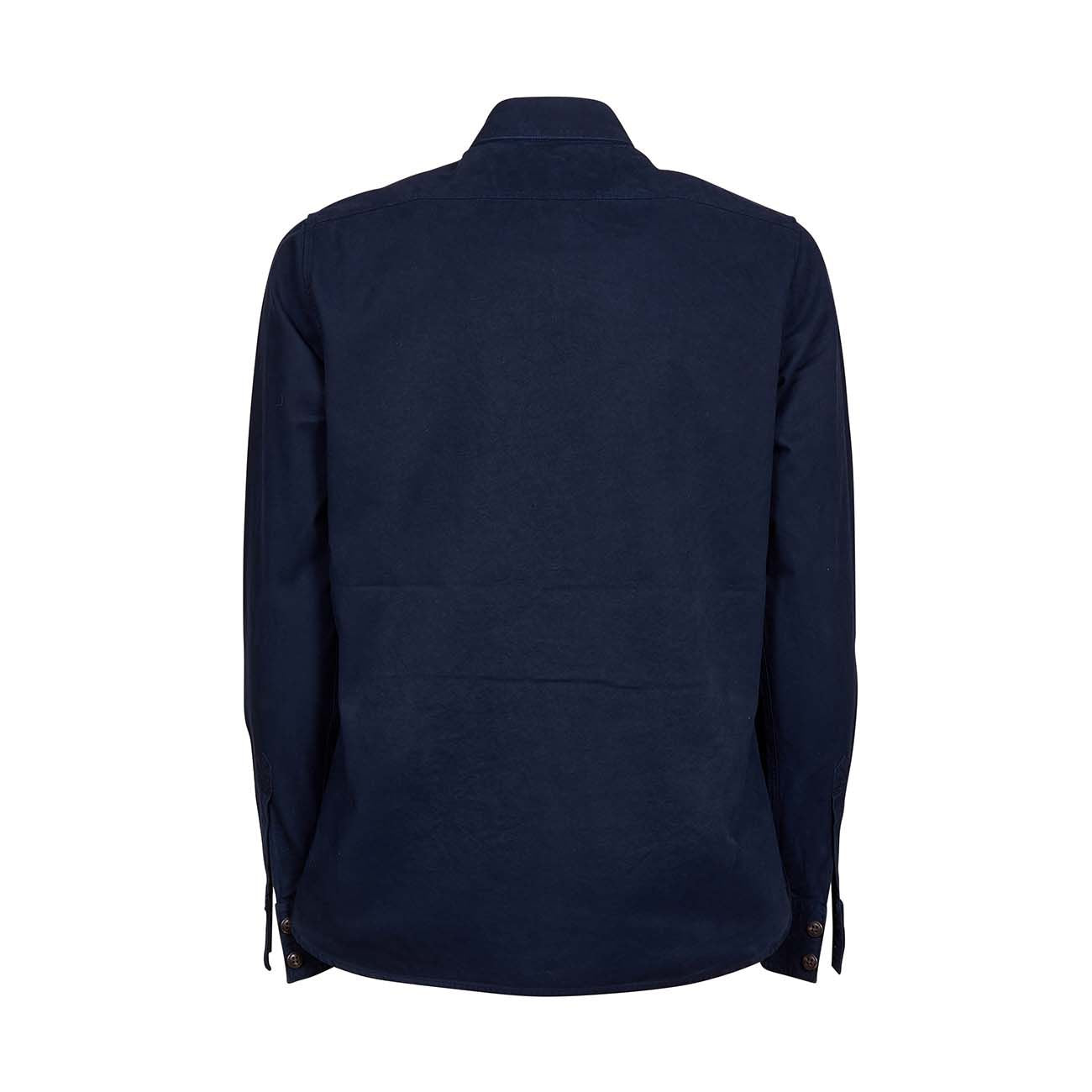 TINTORIA MATTEI 954 Giacca Camicia Con Tasche In Cotone Uomo Blu Navy TIN/1SLVN9T UE7BLU NAVY 