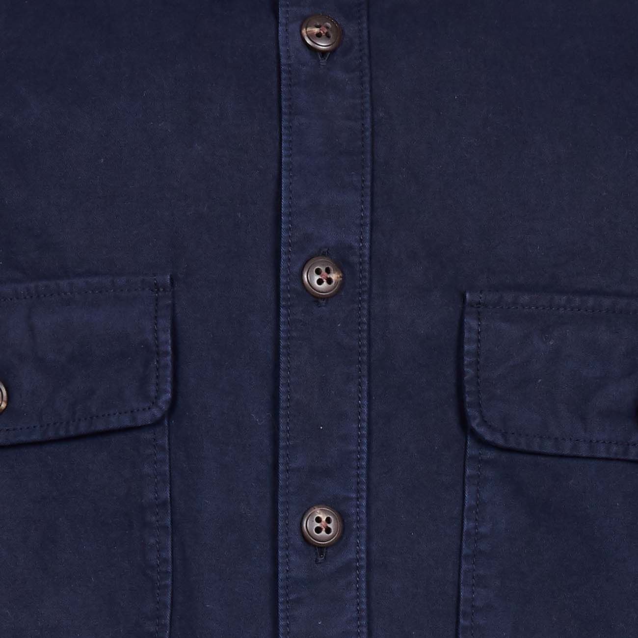 TINTORIA MATTEI 954 Giacca Camicia Con Tasche In Cotone Uomo Blu Navy TIN/1SLVN9T UE7BLU NAVY 