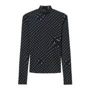 TWIN SET Lupetto Sapphire Con Logo Donna Nero Giallo Fluo AT/212AT2310 06578NERO.ST.GIALLOFLUO 