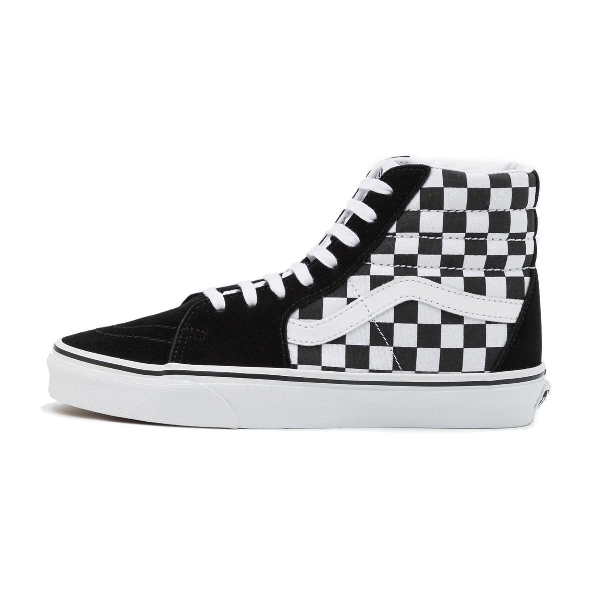 VANS Scarpe Alte Checkrboard Sk8-Ii Uomo Nero Bianco VN0A32QGHRK1 BLACK/TR WHITE 