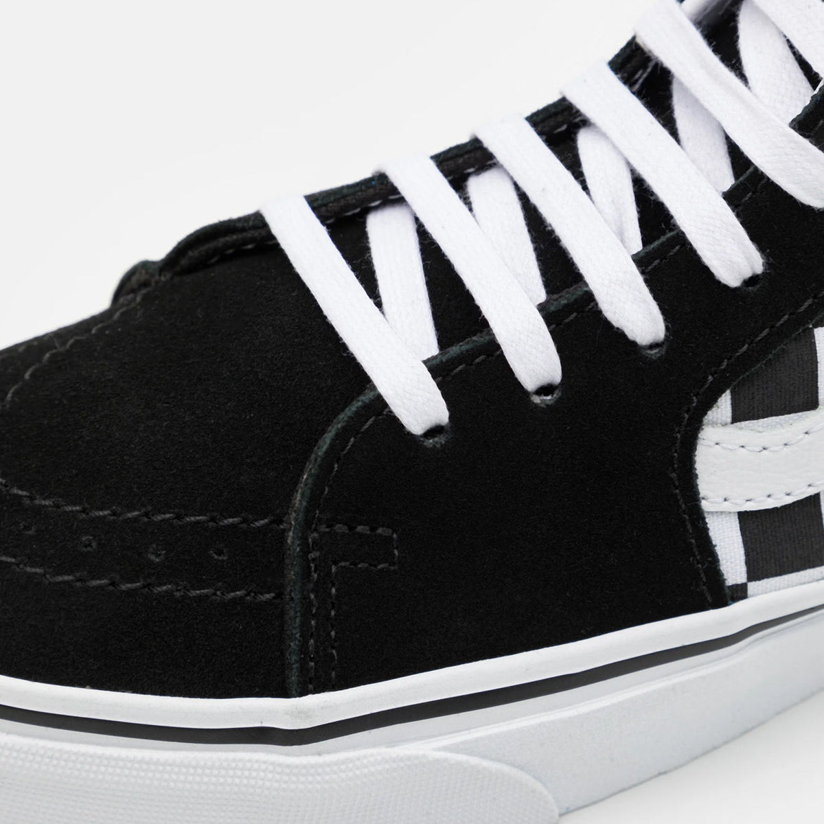 VANS Scarpe Alte Checkrboard Sk8-Ii Uomo Nero Bianco VN0A32QGHRK1 BLACK/TR WHITE 