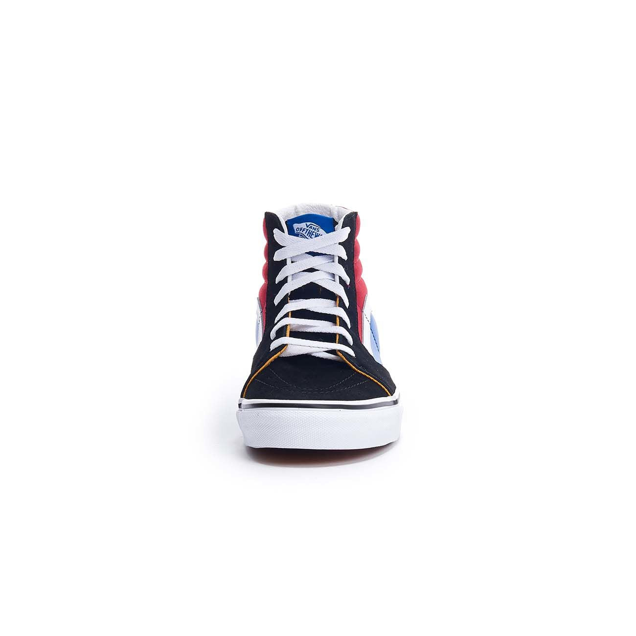 VANS Sneaker Alta Sk8-Hi In Tessuto E Ecopelle Bambino Black Chilli Pepper VN0A4UI2 9AM1BLKCHILLIPEPPER 