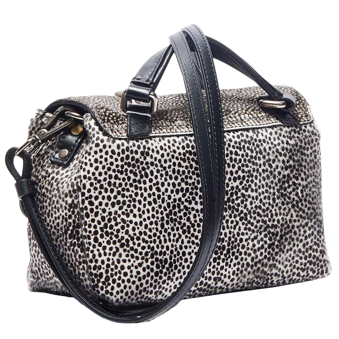 ZANELLATO Borsa Postina Baby Donna Bianco Nero ZA00PEL06262PF Z9964BIANCO/NERO 