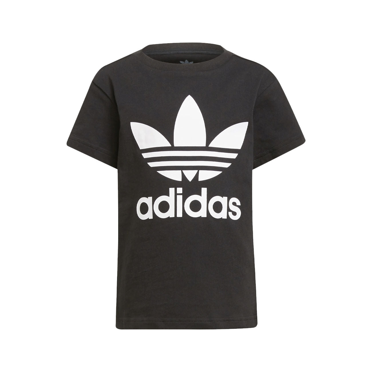 ADIDAS T-Shirt Maxi Logo Trefoil Bambino Nero Bianco H25245 BLACK/WHITE 