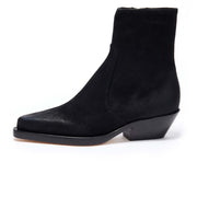 ANNA F. TEXANO D. A PUNTA TACCO 4CM IN SUEDE SCAMOSCIATO ANNA F. 9677 NERO 