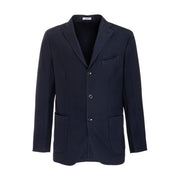 BOGLIOLI Giacca In Lana Con Tre Bottoni Uomo Blu Navy N2902J/BAP430 0782BLUNAVY 