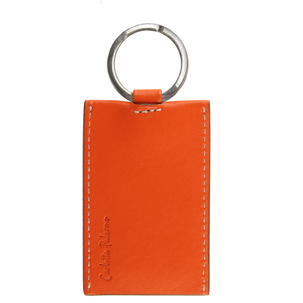 CARLOTTA PALERMO Portachiavi In Pelle Pet Arancio CPALERMO/PCG ARANCIO 