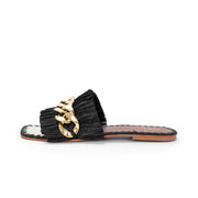 DE SIENA Sandali Danata Con Catena Oro DESIENA/370DS478DONATA BLACK 