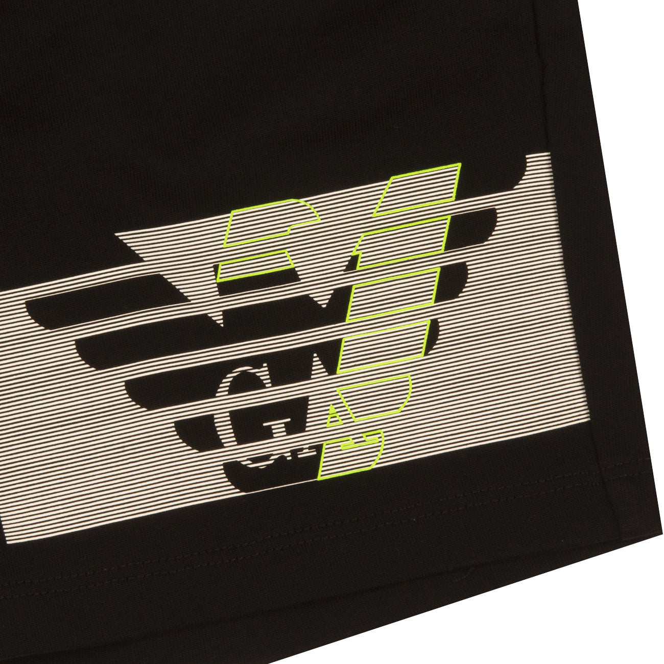 EA7 Bermuda Logo Eagle Bimbo Black 3LBS56BJ05Z 1200BLACK 