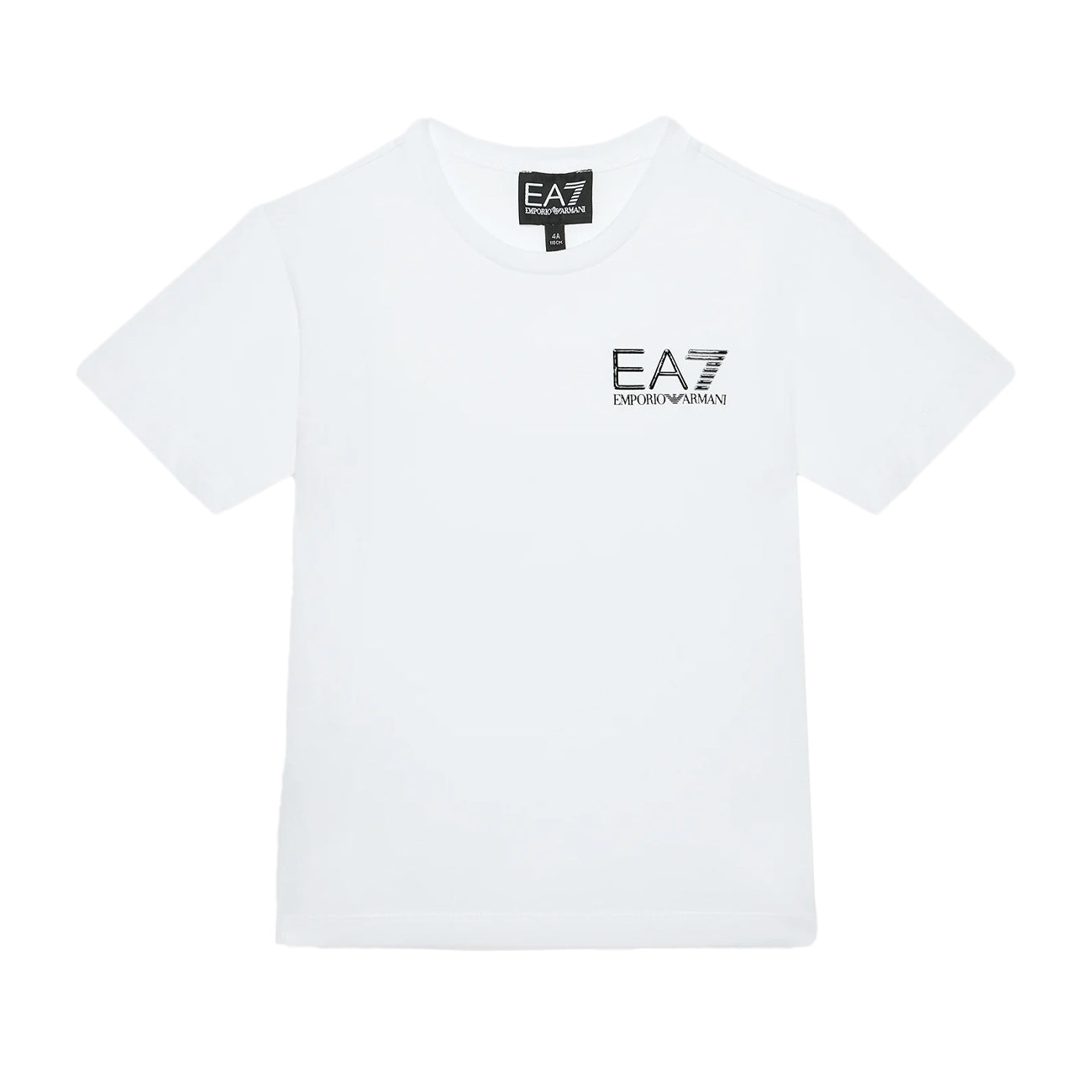EA7 T-Shirt Logo Bimbo Bianco 3LBT51BJ02Z 1100WHITE 