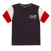 EA7 T-Shirt Colorblock Bimbo Mood Indigo 3LBT65BJ02Z 1547MOOD INDIGO 