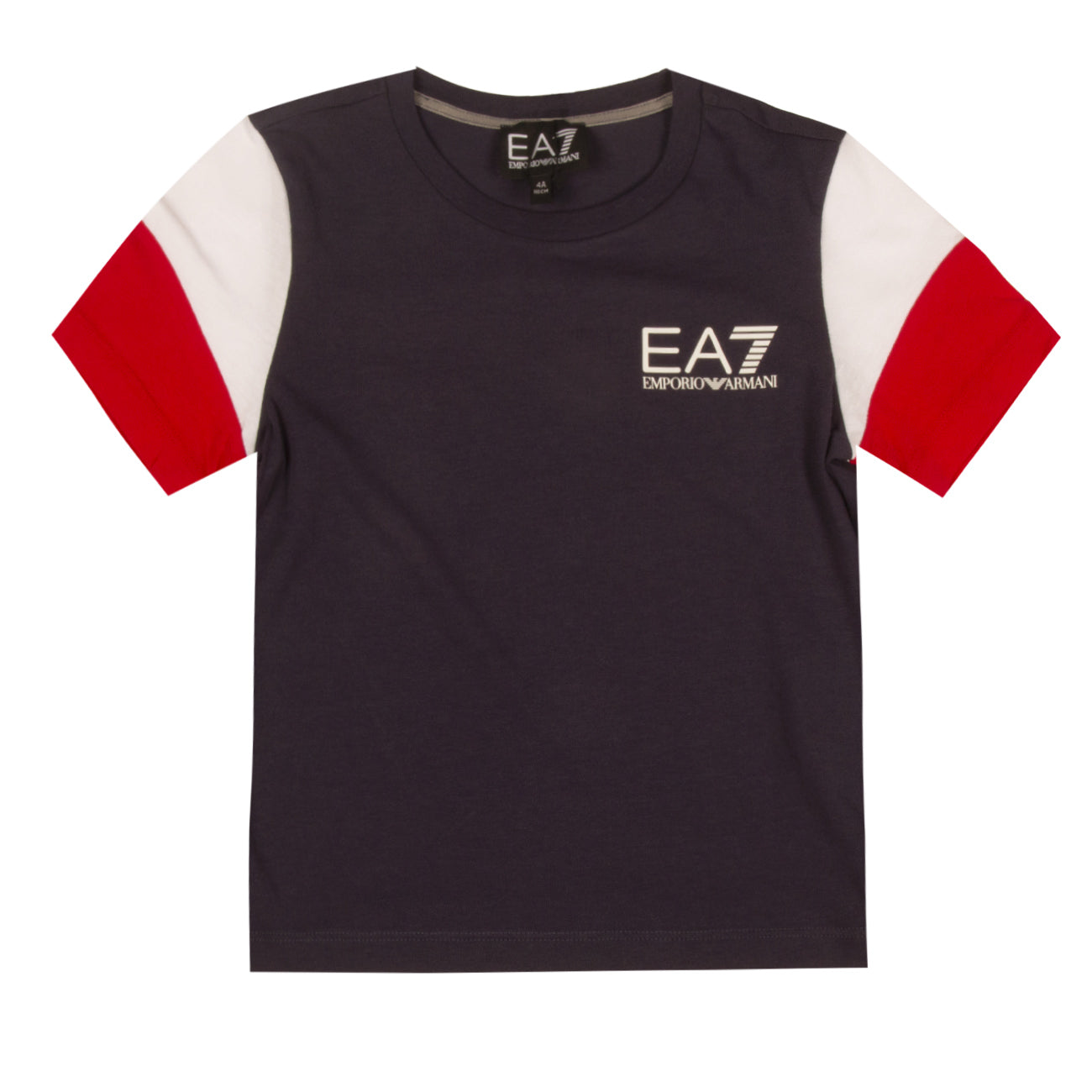 EA7 T-Shirt Colorblock Bimbo Mood Indigo 3LBT65BJ02Z 1547MOOD INDIGO 