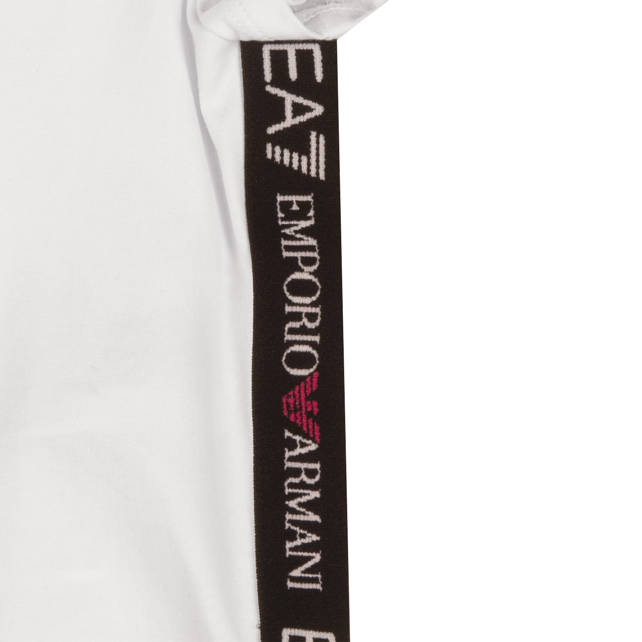 EA7 T-Shirt Mini Logo Bimbo White 3LFT13FJDLZ 1100WHITE 