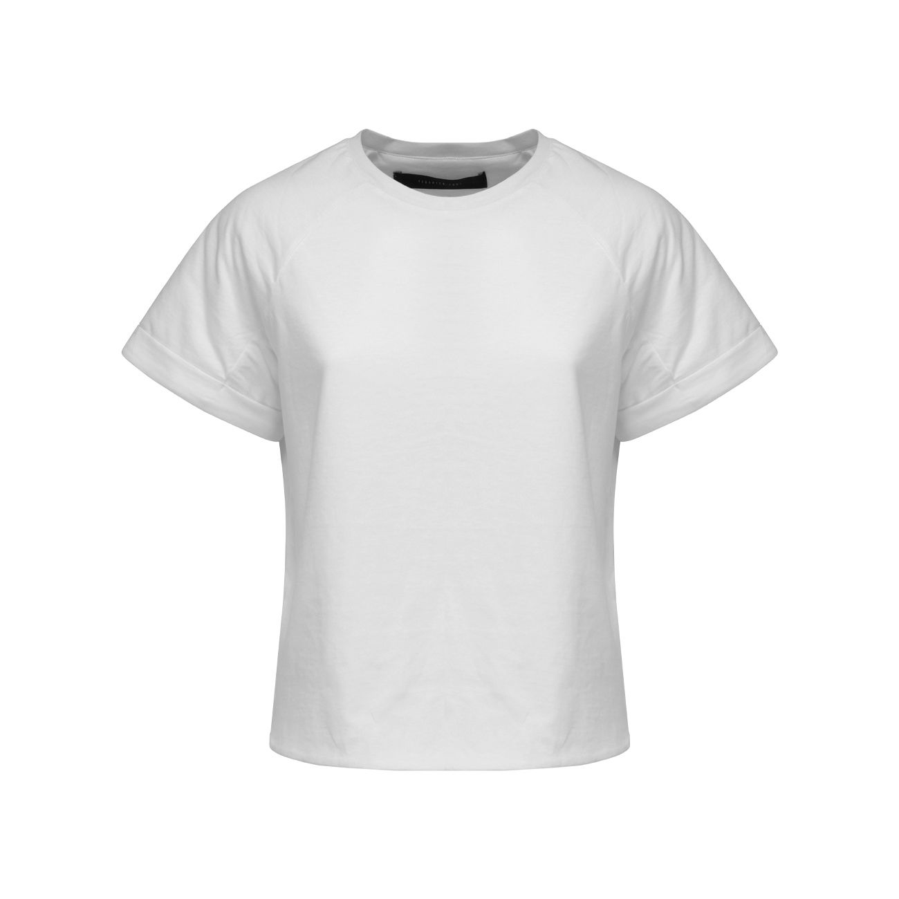 FEDERICA TOSI T-Shirt Con Manica Imbottita TOSI/FTE22TS0690JE0081 0001BIANCO 
