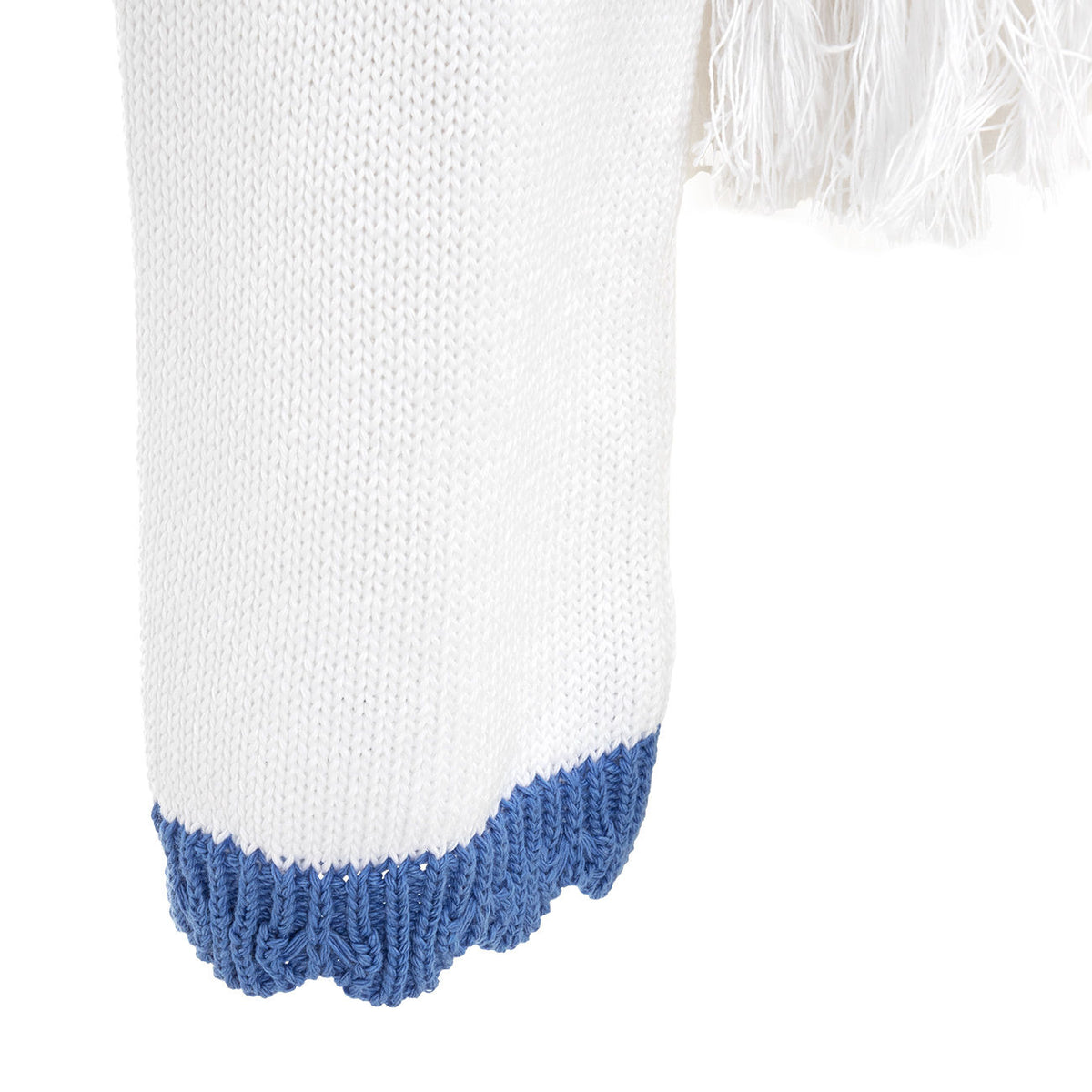 GIADA BENINCASA Pull Cropped Con Frange Donna Bianco GIADA/AP513107 30221BIANCO 
