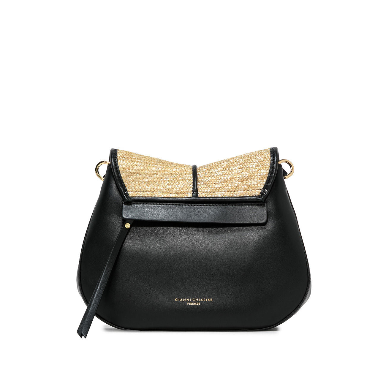 GIANNI CHIARINI Borsa A Spalla Helena Round In Pelle Donna Nero BS9666HGL/PGLF 001NERO 
