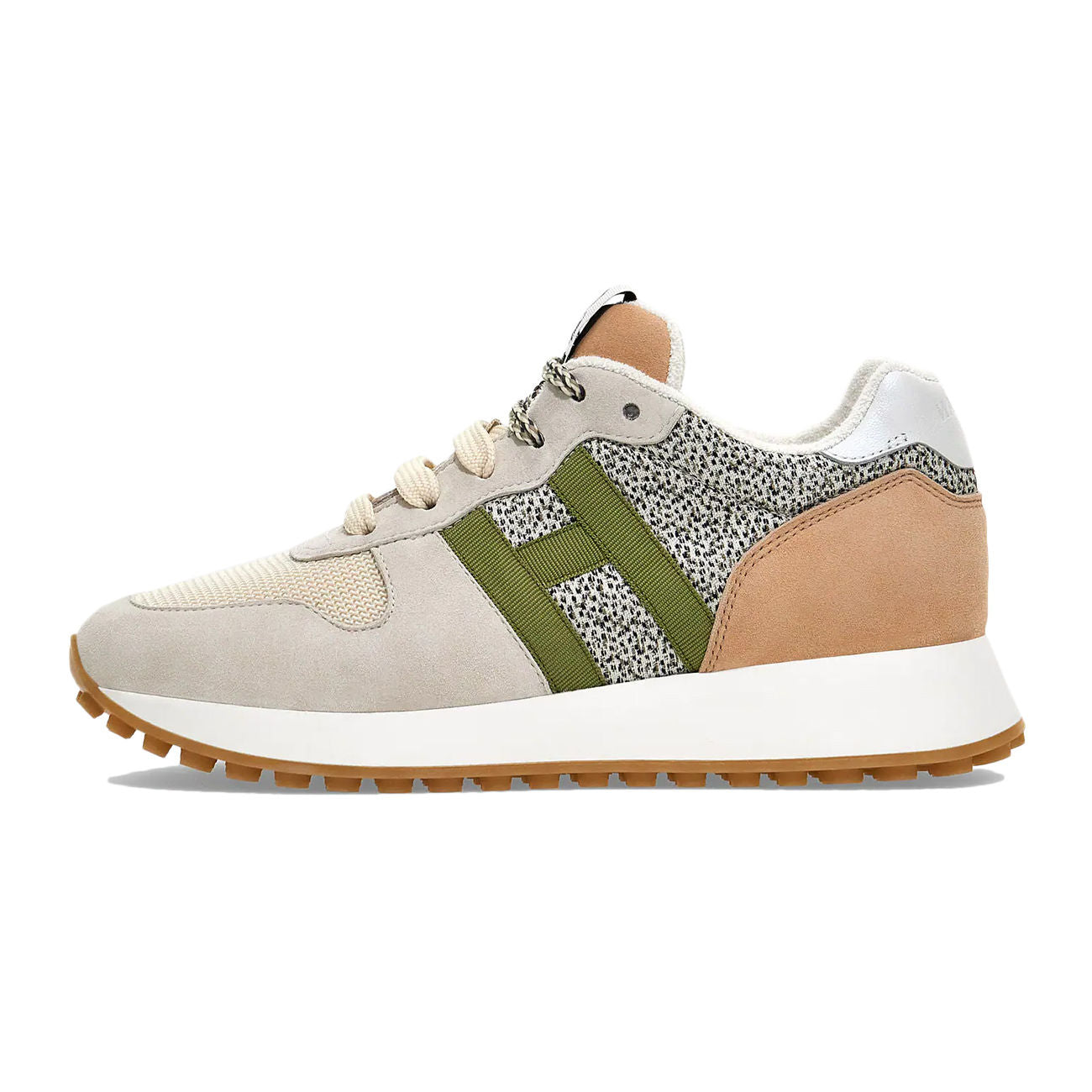 HOGAN Sneakers H429 Donna Beige Pesca HXW4290CM40R580UAT BEIGE/PESCA 
