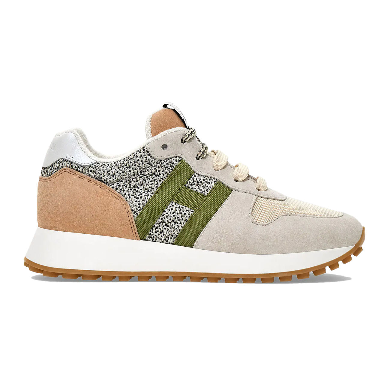 HOGAN Sneakers H429 Donna Beige Pesca HXW4290CM40R580UAT BEIGE/PESCA 