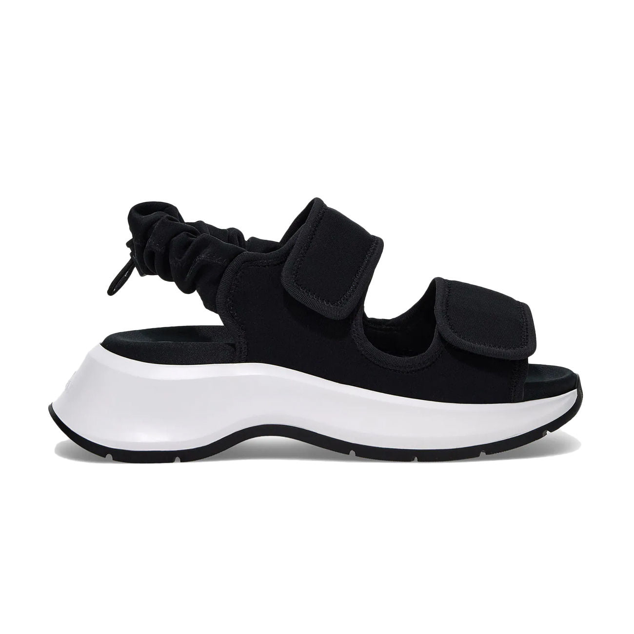 HOGAN Sandali H598 Neoprene Con Velcro Donna Nero HXW5980EB40R83B999 NERO 