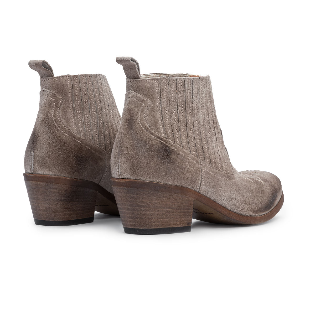 JE T`AIME Texano In Suede Con Tacco Donna Tortora G242A TORTORA 