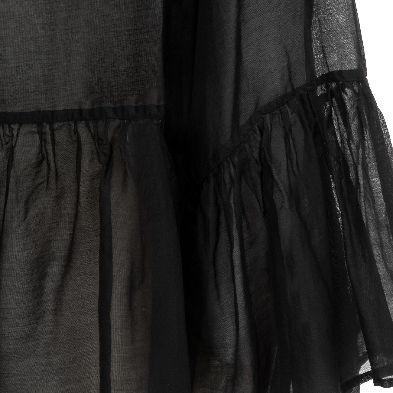 JUCCA Blusa Con Balza Donna Nero J3512114 003NERO 
