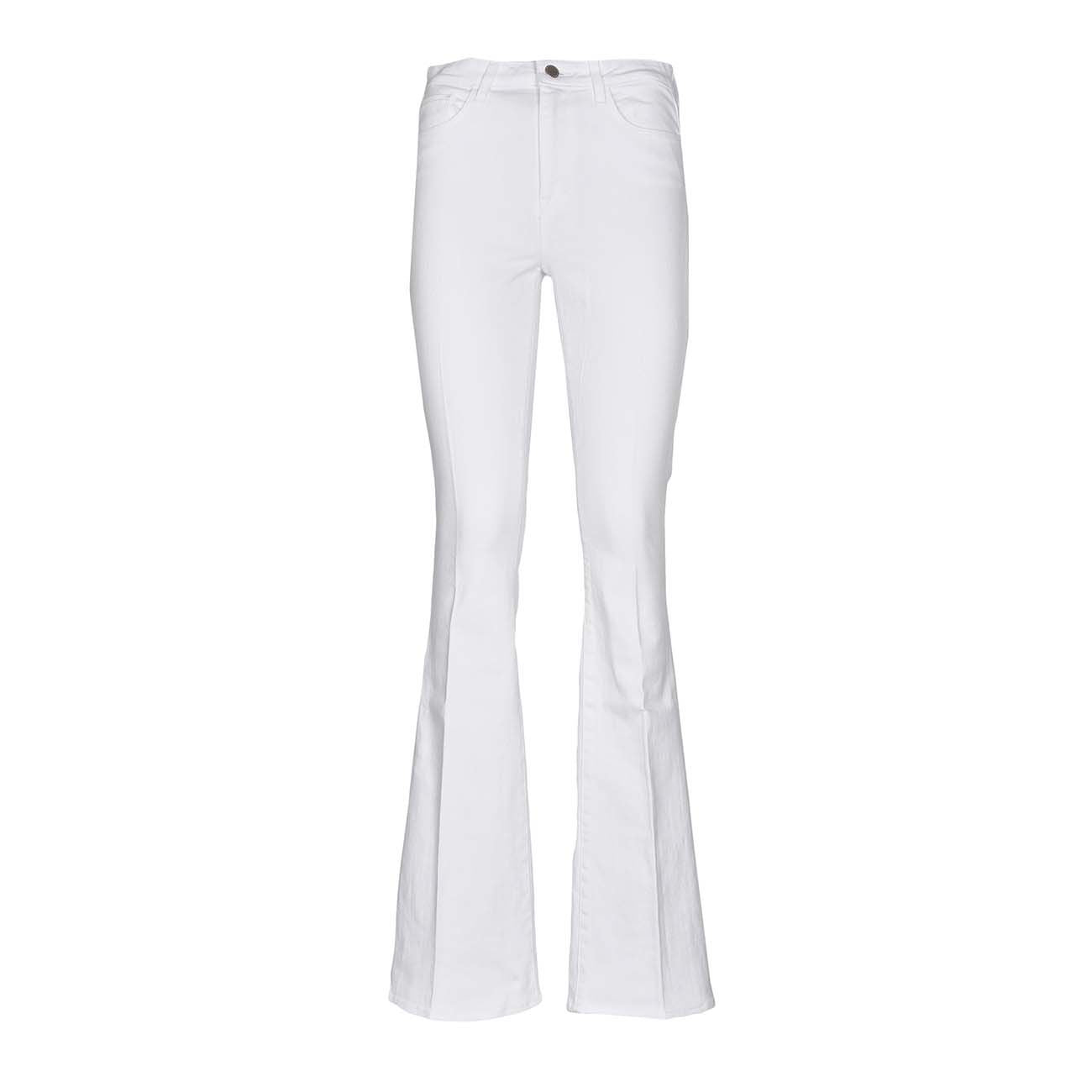 L'AGENCE Jeans A Zampa Bell Donna Bianco 2531KBO BLACBIANCO 