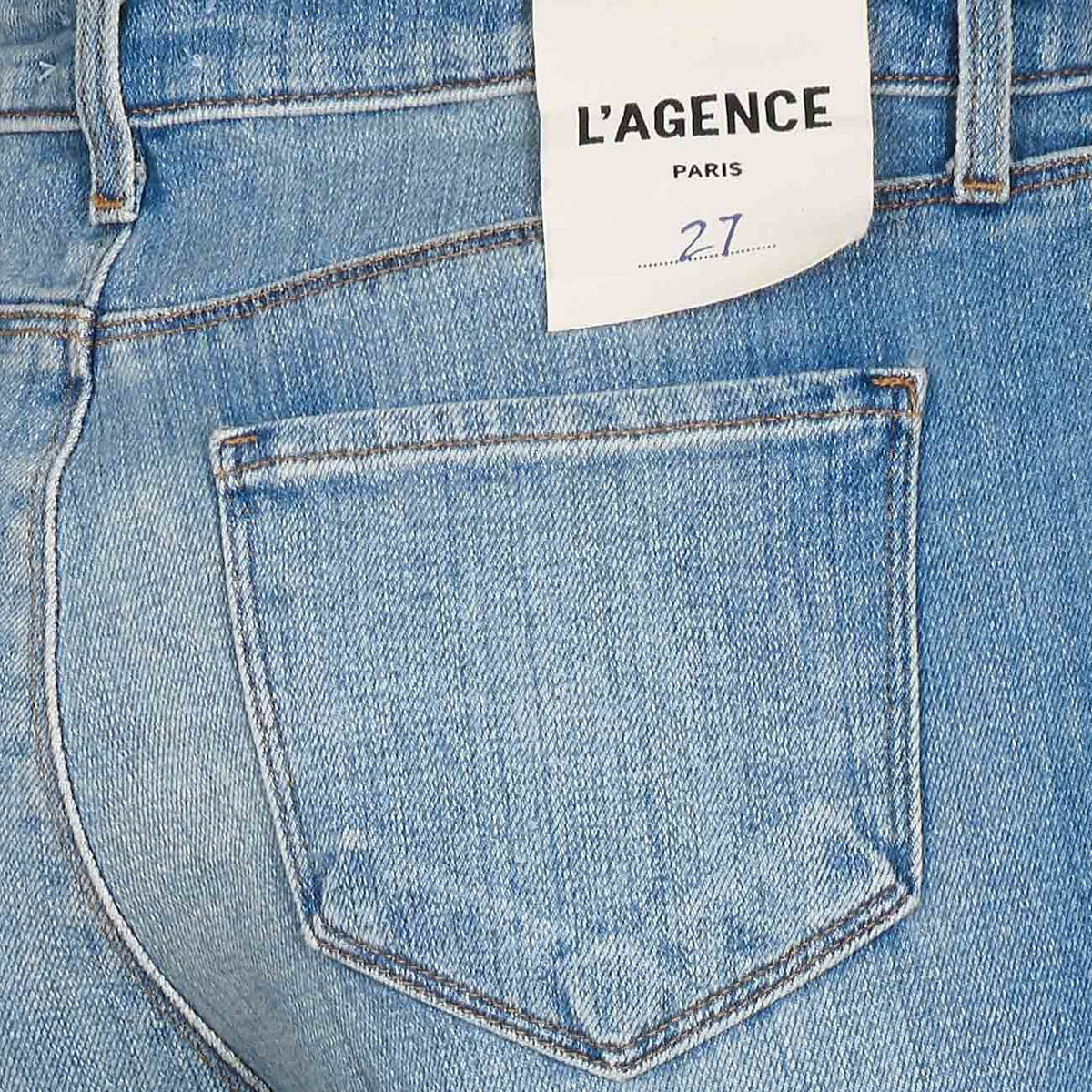 L'AGENCE Jeans A Zampa Oriana Donna Sydney Denim Chiaro 2583RDM SYDNEYDENIM CHIARO 