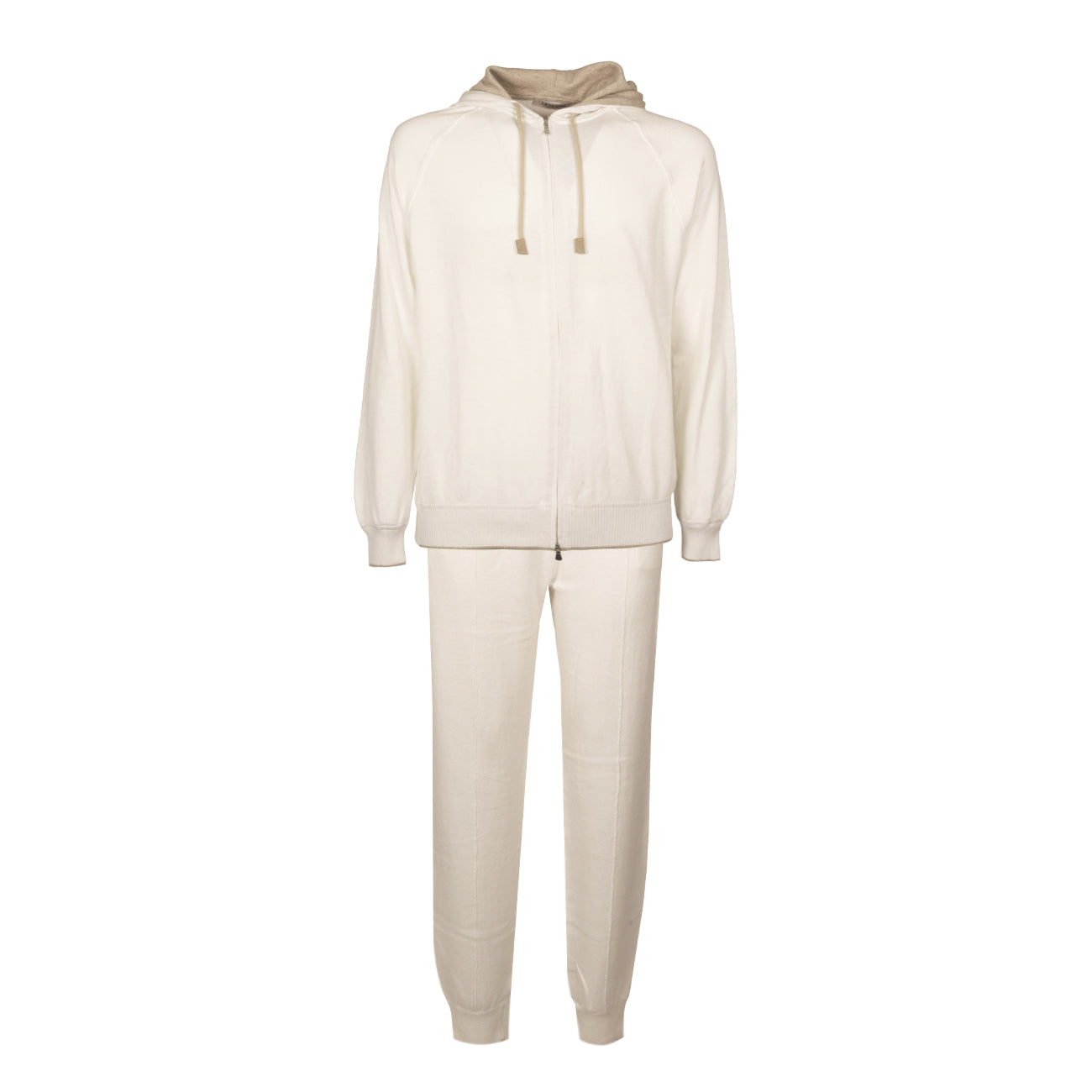 LA FILERIA Tuta In Felpa Uomo Offwhite 57160/23202 001 OFFWHITE 