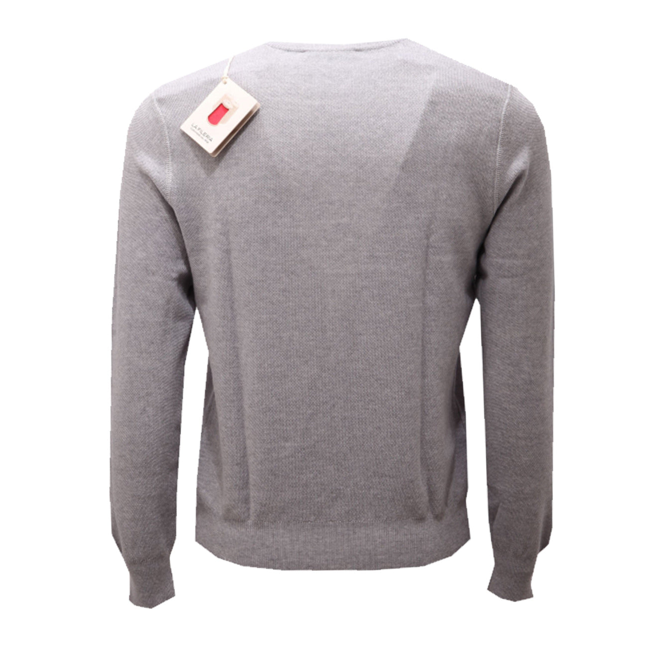 LA FILERIA Pull In Lana Uomo Grigio Chiaro 58167/16004 052 GRIGIO CHIARO 