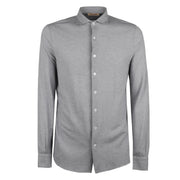 LA FILERIA Camicia Piquet Uomo Grigio Chiaro 60120/81402 800 GRIGIO CHIARO 