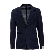 L.B.M.1911. Giacca In Tessuto Spigato Uomo Blu 25211/2811 1BLU 