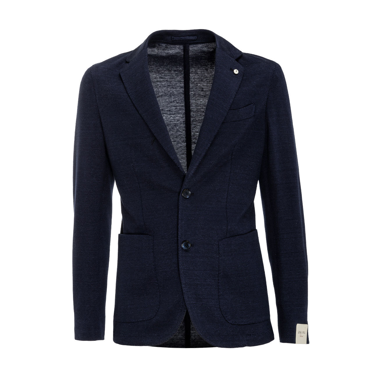 L.B.M.1911. Giacca In Tessuto Spigato Uomo Blu 25211/2811 1BLU 