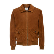 L.B.M.1911. Giacca Pelle Scamosciata Uomo Cuoio 29003/9388 3CUOIO 